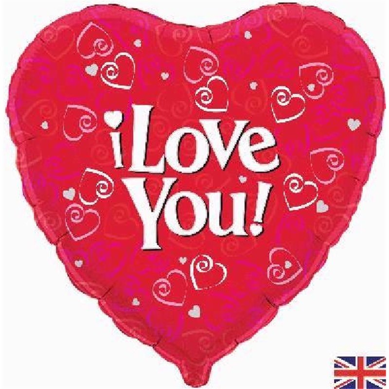 18IN I LOVE YOU FOIL BALLOON