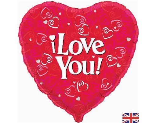 18IN I LOVE YOU FOIL BALLOON