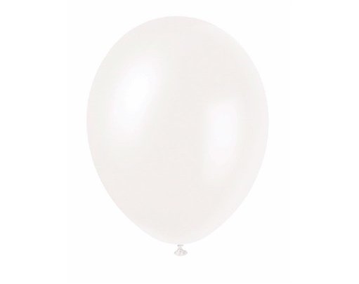 (50) 12IN IRIDESCENT WHITE PEARLISED BALLOONS