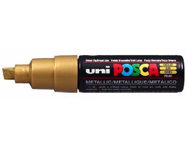 PC-8K POSCA CHISEL GOLD