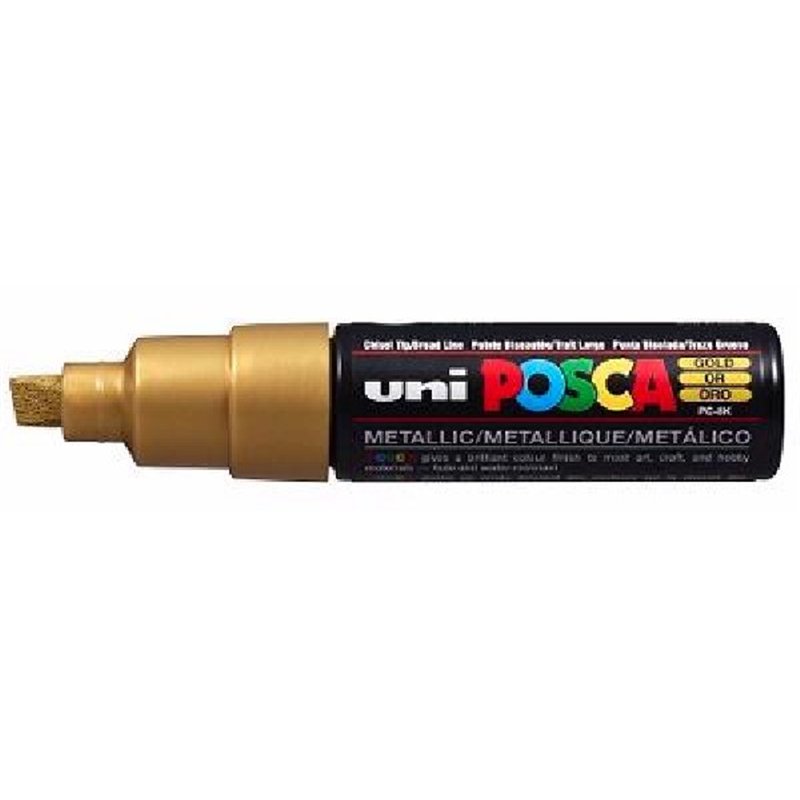 PC-8K POSCA CHISEL GOLD