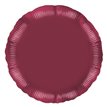 18IN BURGUNDY ROUND FOIL BALLOON