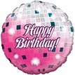 18IN GLITTERBALL B/DAY FOIL