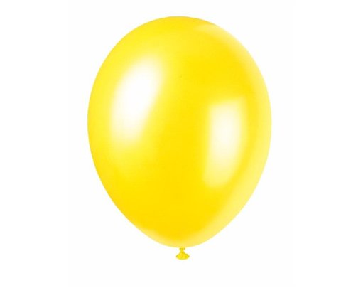 (50) 12IN CAJUN YELLOW PEARLIZED BALLOONS