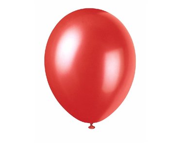 (50) 12IN FLAME RED PEARLIZED BALLOONS