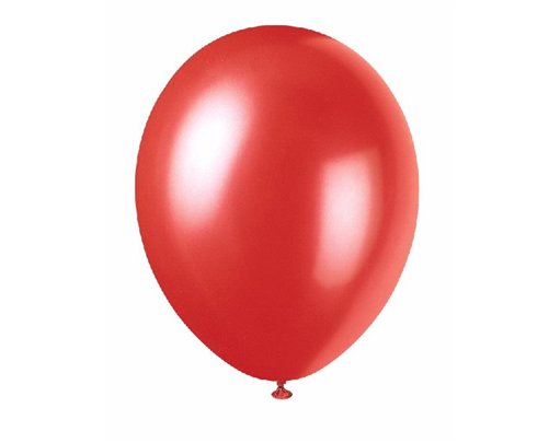 (50) 12IN FLAME RED PEARLIZED BALLOONS