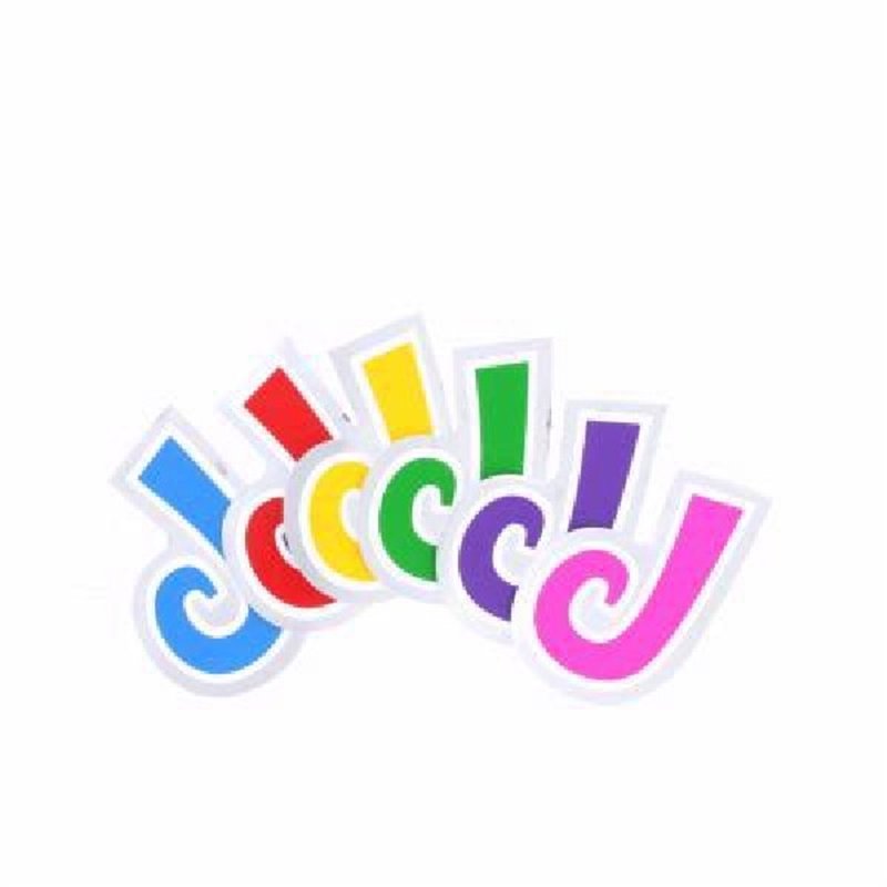 LETTER J BALLOON STICKER 48S