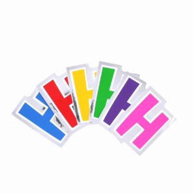 LETTER H BALLOON STICKER 48S