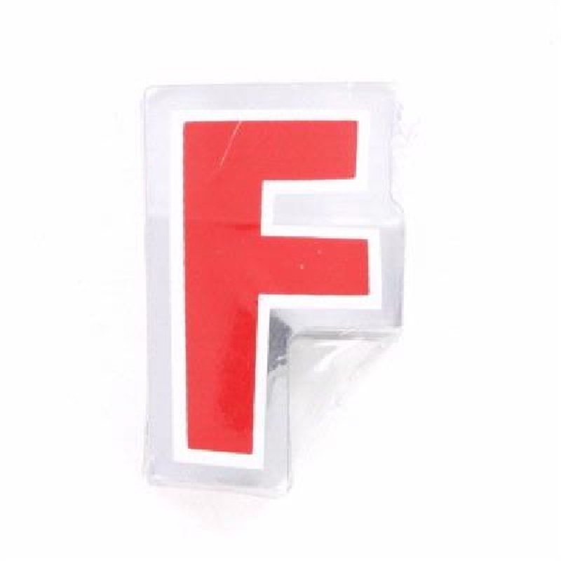LETTER F BALLOON STICKER 48S
