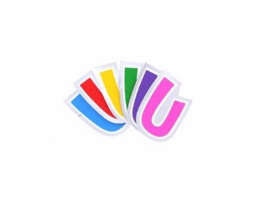 LETTER U BALLOON STICKER 48S