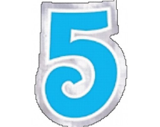 BALLOON NUMBERS - 5 48S