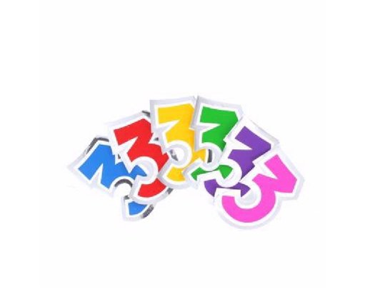 BALLOON NUMBERS - 3 48S