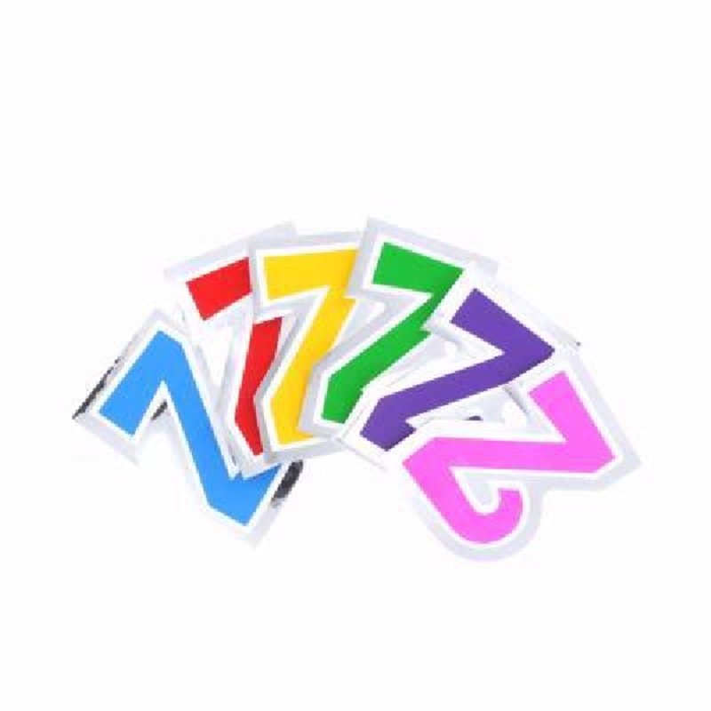 LETTER Z BALLOON STICKER 48S