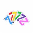 LETTER Z BALLOON STICKER 48S