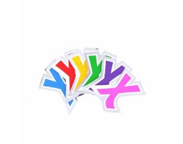 LETTER X BALLOON STICKER 48S