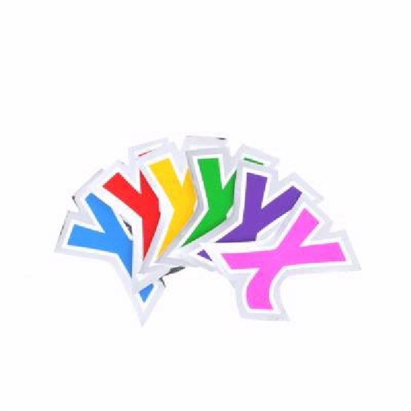 LETTER X BALLOON STICKER 48S