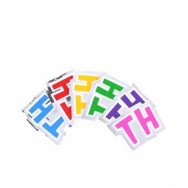 LETTERS TH BALLOON STICKER 48S