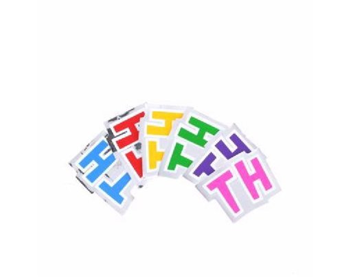 LETTERS TH BALLOON STICKER 48S