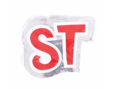 LETTERS ST BALLOON STICKER 48S