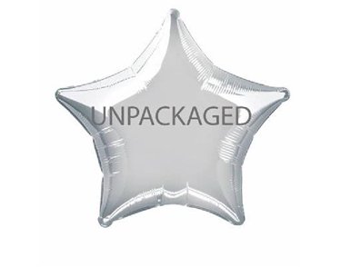 20IN SILVER STAR FOIL BALLOON  12S