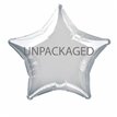 20IN SILVER STAR FOIL BALLOON  12S