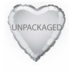 18IN SILVER HEART FOIL BALLOON  12S