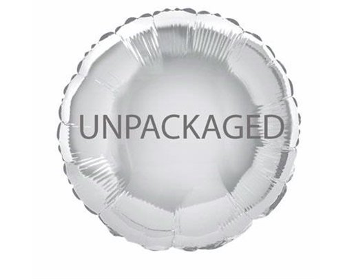 18IN SILVER ROUND FOIL BALLOON  12S