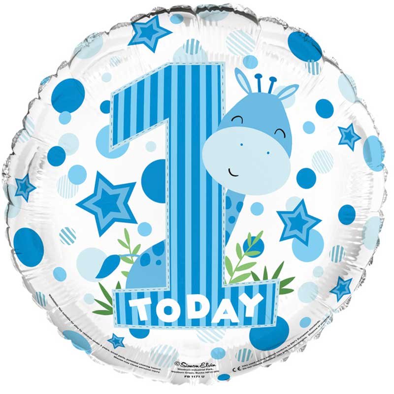 18IN 1ST B/DAY BOY FOIL BALLOON
