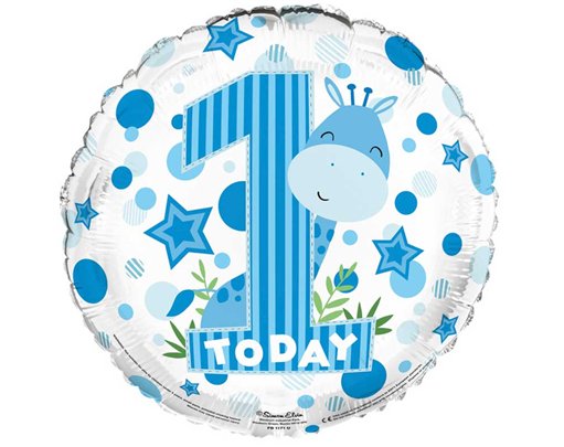 18IN 1ST B/DAY BOY FOIL BALLOON