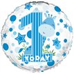 18IN 1ST B/DAY BOY FOIL BALLOON
