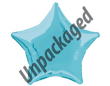 20IN BABY BLUE STAR FOIL 12S
