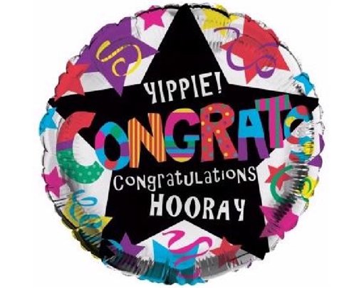 18IN CONGRATULATIONS FOIL BALLOON
