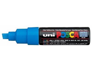 PC-8K POSCA CHISEL L.BLUE