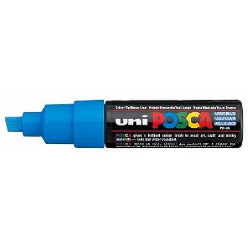 PC-8K POSCA CHISEL L.BLUE