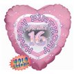 18IN SWEET 16 FOIL BALLOON