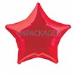 20IN RED STAR FOIL BALLOON  12S