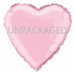 18IN PASTEL PINK HEART FOIL BALLOON  12S