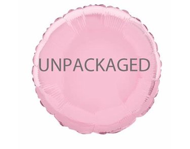 18IN PASTEL PINK ROUND FOIL BALLOON  12S