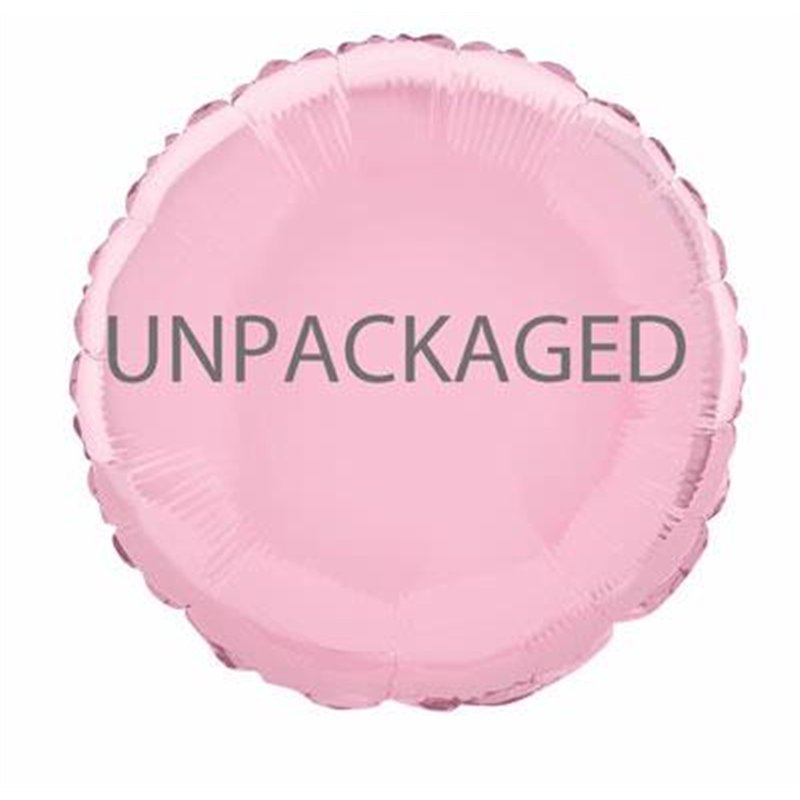 18IN PASTEL PINK ROUND FOIL BALLOON  12S