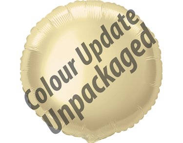 18IN GOLD ROUND FOIL BALLOON  12S