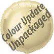 18IN GOLD ROUND FOIL BALLOON  12S