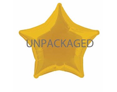 20IN WHITE GOLD STAR FOIL BALLOON  12S