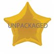 20IN WHITE GOLD STAR FOIL BALLOON  12S