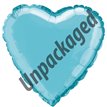 18IN BABY BLUE HEART FOIL BALLOON  12S
