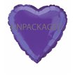 18IN DEEP PURPLE HEART FOIL BALLOON  12S