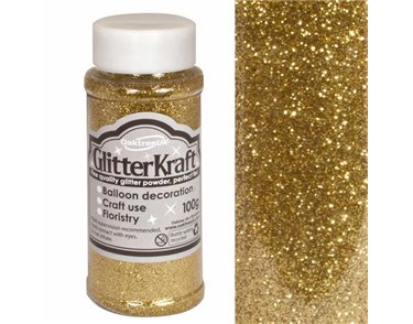 100G METALLIC GOLD KRAFT FINE GLITTER