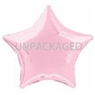20IN PASTEL PINK STAR FOIL 12S