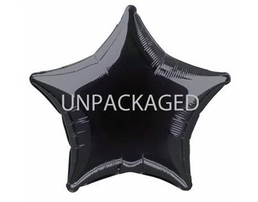 20IN BLACK STAR FOIL 12S