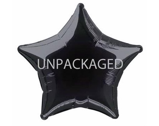 20IN BLACK STAR FOIL 12S