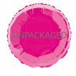 18IN HOT PINK ROUND FOIL BALLOON  12S